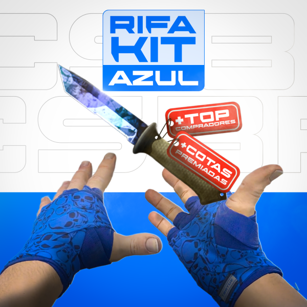 🥶 KIT AZUL  + 35 COTAS PREMIADAS + TOP COMPRADORES